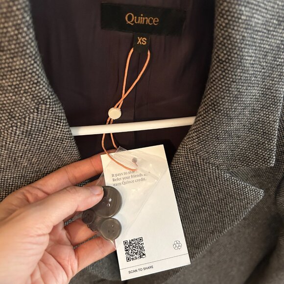 Quince Italian Wool Oversized Blazer - Picture 4 of 4